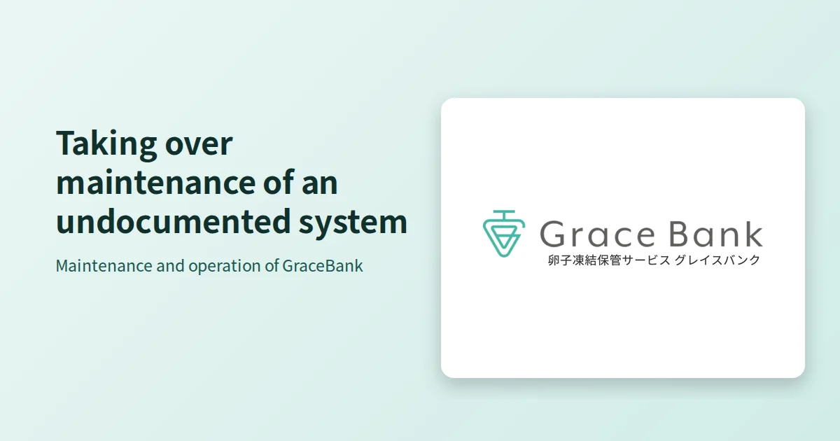 Taking Over Maintenance and Operations of GraceBank, an Egg Freezing and Storage Service