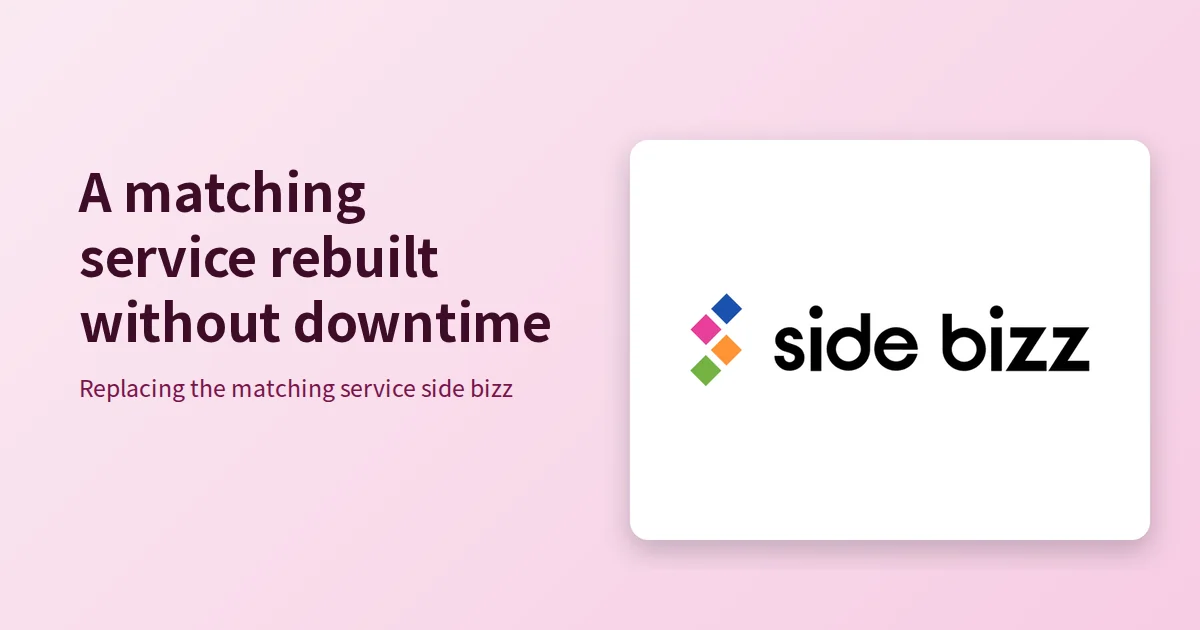 A Full Replacement of side bizz, a Sales Outsourcing Matching Service